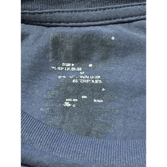 KISS Band T-Shirt Ruched Side Drawstring Graphic Tee Gray Women’s M Preowned - Picture 3 of 3